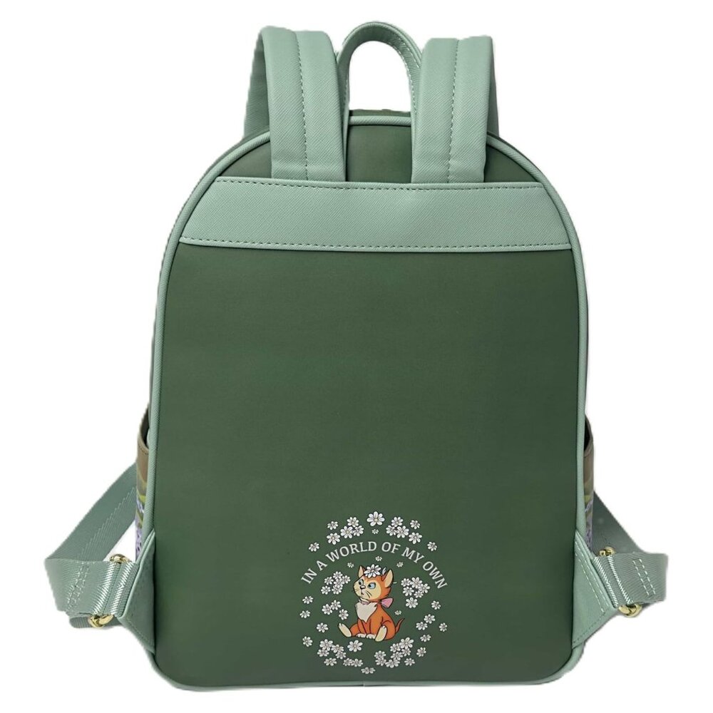 Loungefly Disney Alice in Wonderland Field of Flowers Mini Backpack & Wallet NWT - Picture 7 of 12